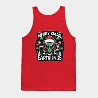 Alien Christmas Tank Top